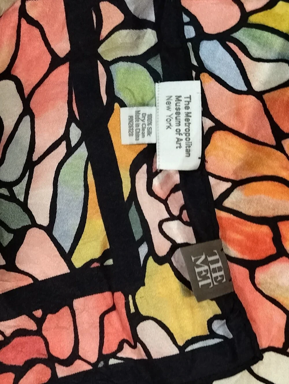 Floral Watercolor Square Scarf - Pink & Peach Bloom
